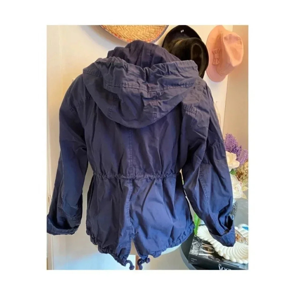 GAP - Oversized Blue Utility Jacket - Picture 2 of 5